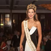 ​YOU BEAUTY! Carly Wilson wearing her Miss Northern Ireland sash and crown.