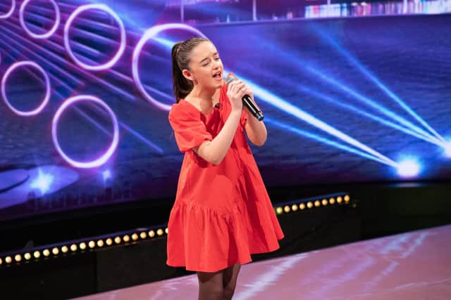 Gilford teen Clare Keeley has secured a semi-final spot in the Irish Junior Eurovision contest.  Photo: 1IMAGE/Bryan Brophy