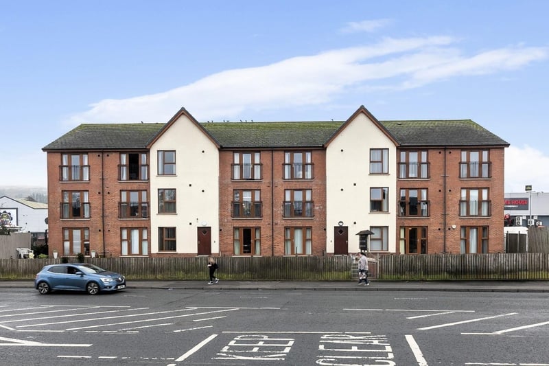 This immaculately presented, one bedroom first floor apartment is situated within a gated development in the heart of Glengormley Village. The property comprises a private entrance porch leading into the entrance hall, a spacious open plan living/kitchen/dining area with PVC double glazed French doors to a 'Juliet' style balcony, a double bedroom, and a bathroom with a contemporary three piece suite. Externally, the property enjoys communal gardens to the front finished in lawn and a private, gated car park to the rear. It is on the market for offers over £94,950 with Colin Graham Residential.