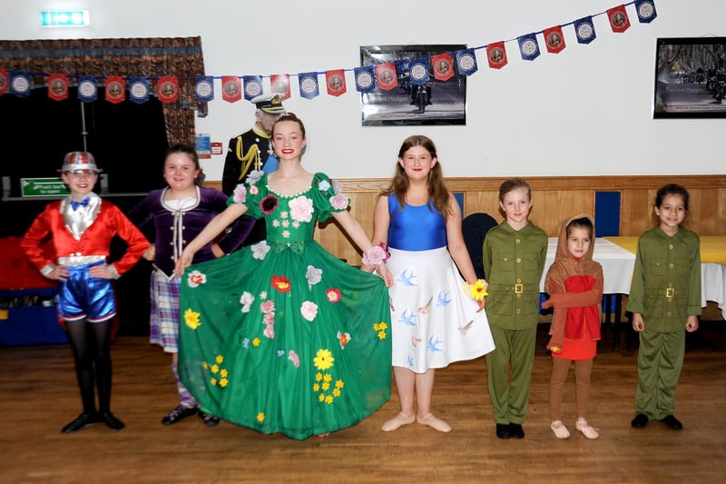 Bright Light School of Highland Dancers performed at the Cairncastle Ulster-Scots Cultural Group coronation celebration.