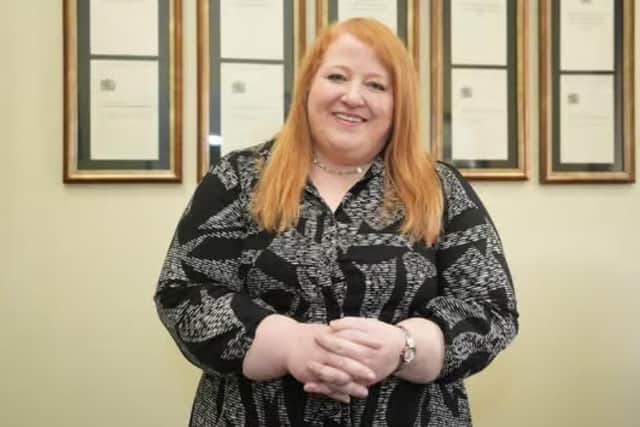 Justice Minister Naomi Long introduced the public consultation. CREDIT NEWS LETTER
