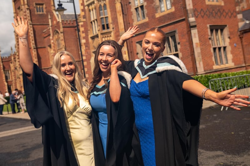 BA Music and Sound Design and BA Music Performance graduates celebrate at Queen's.