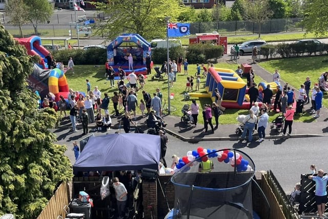 Enjoying the sunshine at Donardview Close.