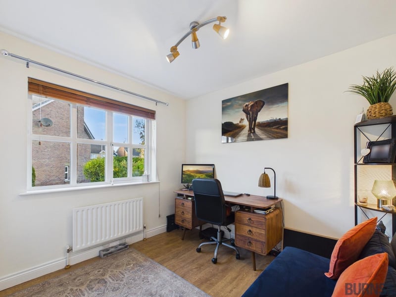 Bedroom/office space.