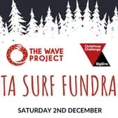 Join Santa in the Surf at Portrush this weekend to fundraise for the Wave Project. Credit The Wave Project