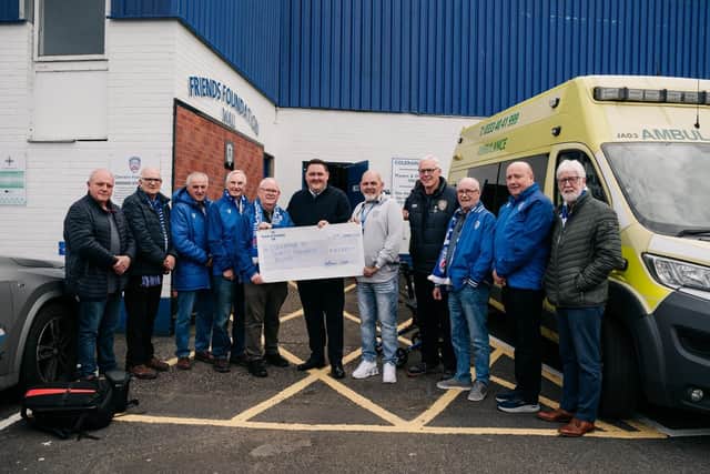Coleraine FC extends its gratitude to Friends of Coleraine FC following two special presentations to the club at the match against Crusaders on Saturday, September 5.