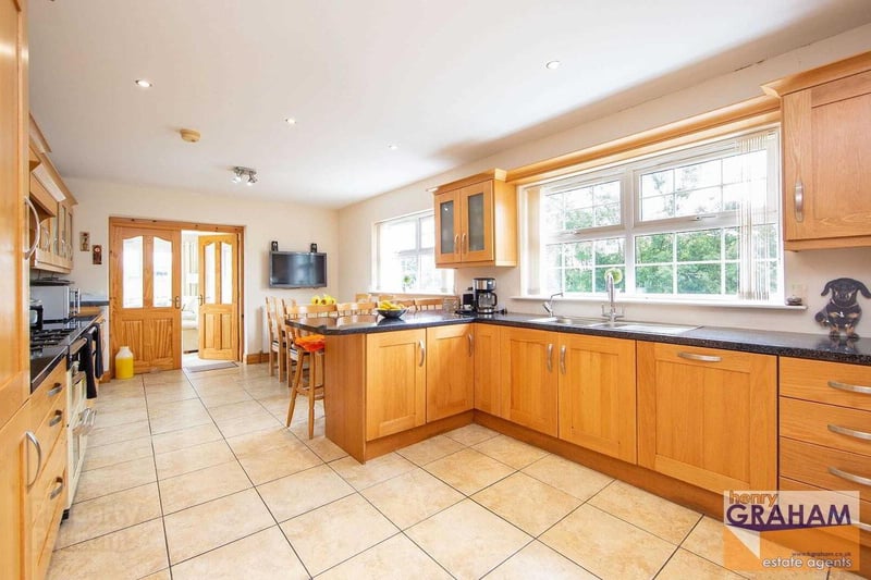 This detached country property is on the market now