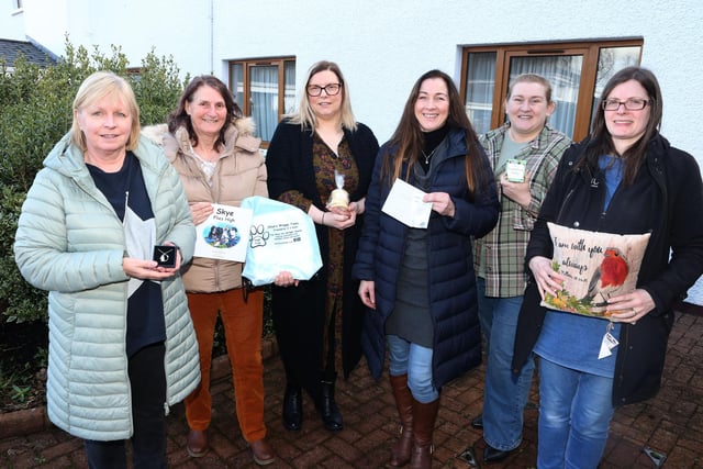 Fiona Adair, Hilary Bailey, Anneli Maguire, Fran Young, Christine McCaughey and Clare Symington who took part in the skills development workshop for traders from Causeway Speciality Market and Naturally North Coast and Glens Artisan Market.