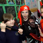 P6 pupils from Holy Family Primary School who enjoyed the fun and games at the school's Halloween party in 2007.