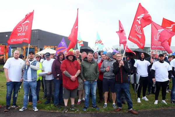 Members of the Unite union working for Lisburn and Castlereagh City Council have gone on strike.
The action follows a dispute about pay and conditions.