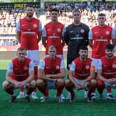 Larne were competing in the UEFA Champions League qualifying stages for the first time. (Larne FC).