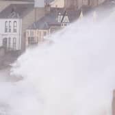 Wind and rain warning for some Co Down coastal areas (archive image).