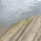 The steps at Bann Rowing Club at Hanover Place in Coleraine. Credit Bann Rowing Club