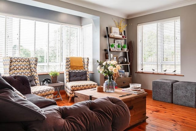 Dual aspect to family room.