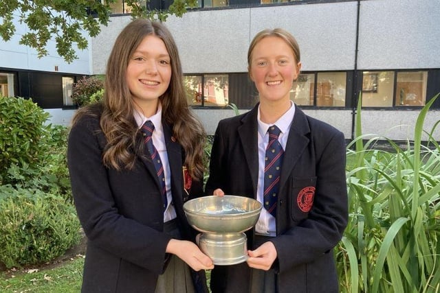 Anna Louden was awarded the Henderson Bowl for Child Development and Anna McBride was the winner of the Bury Prize for Home Economics.