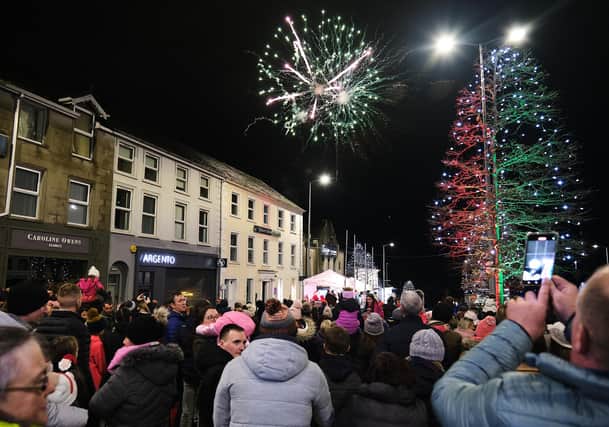 A spectacular fireworks display wowed the crowds on Saturday night in Magherafelt.