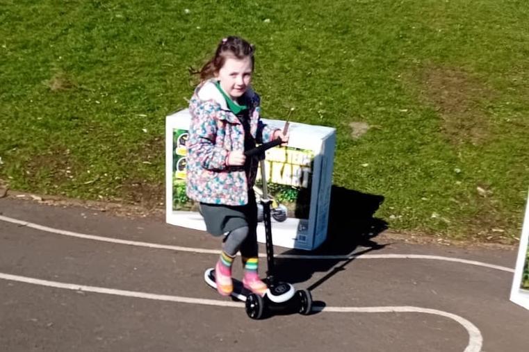 Children at Dunseverick Primary School are having a blast outdoors, thanks to a £1,500 grant from Tesco's Stronger Starts initiative.
