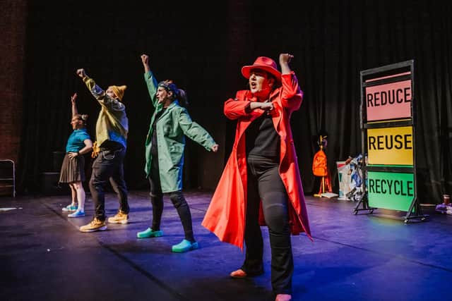 Lyric Theatre Belfast Creative Learning Department has completed a five-week tour of primary schools in 11 council areas across Northern Ireland of their production ‘Waste Busters the Eco-Musical’.