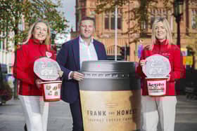 Launching the ‘Espresso We Care’ fundraising initiative from SuperValu, Centra and MACE, Desi Derby,