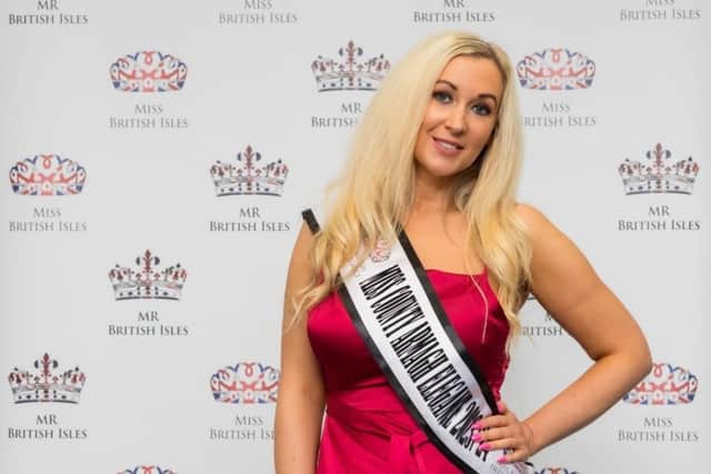 Katrina Barber said it was a fantastic opportunity to take part in the Miss British Isles Elegance competition.
