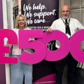 fonaCAB donates £500 to Pretty 'n' Pink