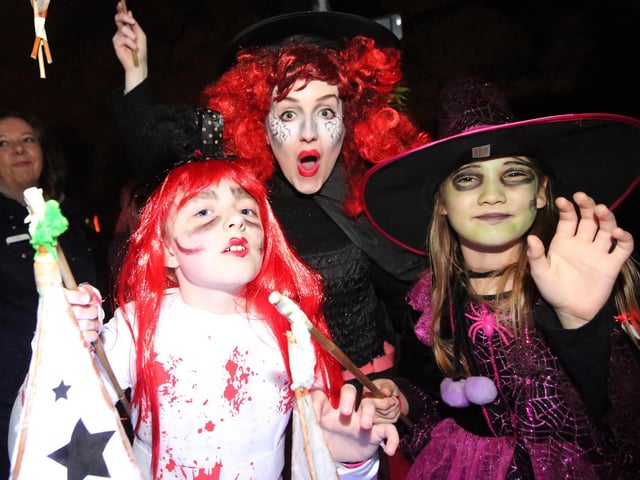 Visitors got into the Halloween spirit at Twilight Night in Lisburn in 2015