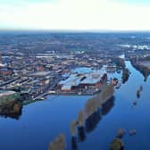 Many homes and businesses across Portadown and Co Armagh have been affected by the flooding in recent days. Armagh, Banbridge and Craigavon Council has set up a rates relief scheme. Paul Cranston Blackbox Aerial Photography