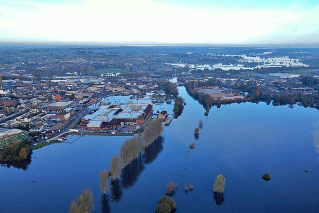 Many homes and businesses across Portadown and Co Armagh have been affected by the flooding in recent days. Armagh, Banbridge and Craigavon Council has set up a rates relief scheme. Paul Cranston Blackbox Aerial Photography