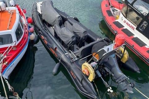 Portstewart Boat Trips' vessel was slashed with a knife. Picture from Portstewart Boat Trips Facebook