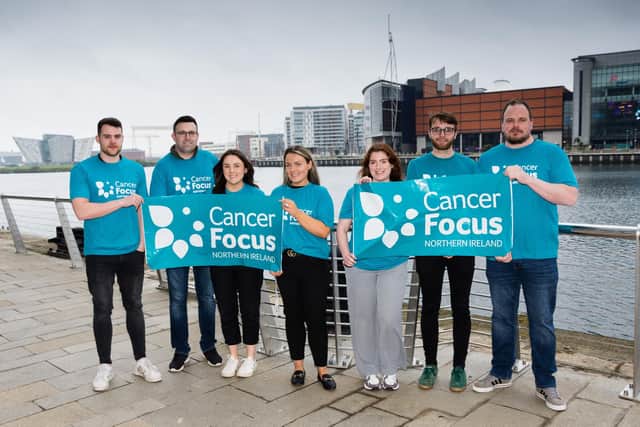 From left to right: Jonathan Hill, Ritchie Irwin, Sarah Thornton, Amy Scott, Emily McConaghie, Marcus Whitmill, Chris Johnston.
