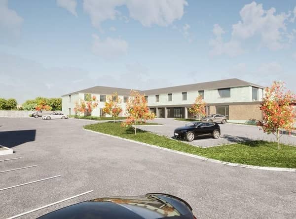 An artist's impression of the new care home.