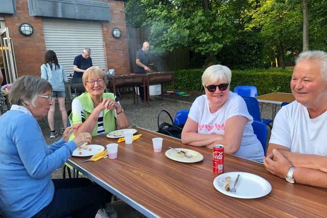 A barbecue was held as part of Lisburn Cathedral's 400th anniversary celebrations