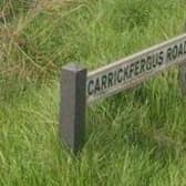 Police are appealing for information following a three vehicle road traffic collision on the Carrickfergus Road in Ballynure at approximately 2.20pm on Tuesday, October 8.  Photo: Google