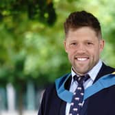 Jonny Murphy has graduated with a Law degree from The Open University. Picture: Paul Moane