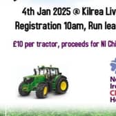 Kilrea tractor run will raise funds for the Northern Ireland Children's Hospice. Credit Facebook
