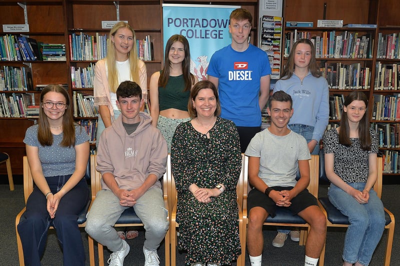 Portadown College students with excellent achievement at AS Level