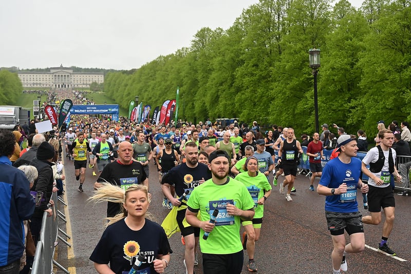 A record number of entrants signed up for this year's Belfast Marathon.