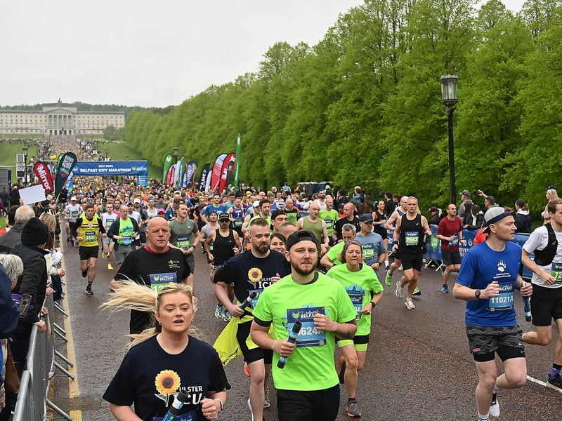 A record number of entrants signed up for this year's Belfast Marathon.