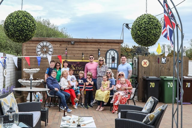 Al-fresco celebrations to mark the coronation of King Charles III and Queen Camilla.