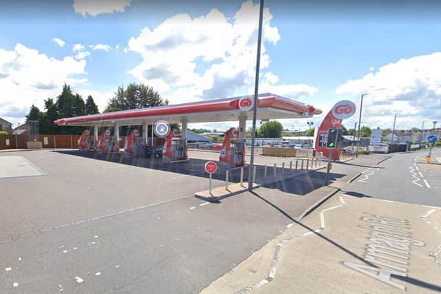 Go filling station on Armagh Road Portadown. Photo courtesy of Google.