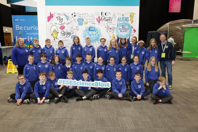 Pupils from Crumlin Integrated Primary School at the recent ESB Science Blast