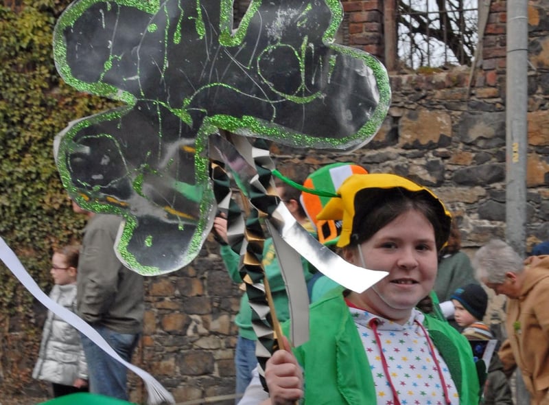 The biggest shamrock in the parade.