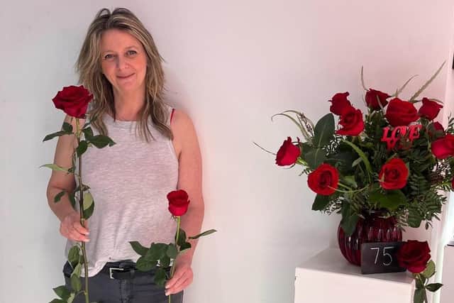 Jil Peterson, owner of Stables Flower Co on Kingsgate Street in the town, received her first-ever batch of the whopping Love You Long Time this year and already the huge flowers are causing quite a stir