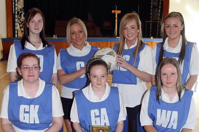 Fort Hill College Intermediate “A” Netball Team, who were the winners of the Lisburn Development League in 2007