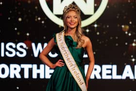 Hannah Johns is crowned 2024 Miss Northern Ireland. Picture: Brendan Gallagher Photography