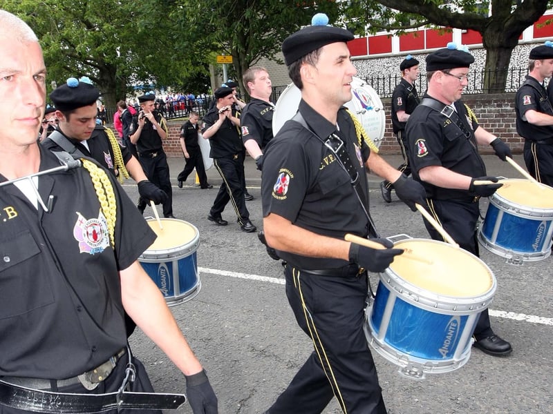 The drums of Clyde Valley Volunteers. NT29-021FP