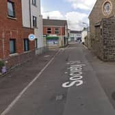A general view of Society Street, Coleraine. Photo by: Google