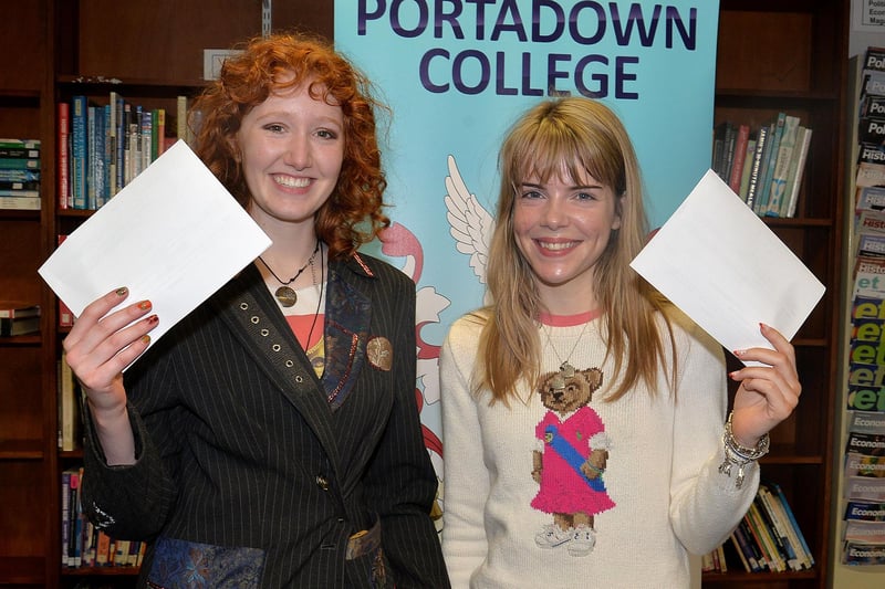 Portadown College students with excellent achievement at A2 Level