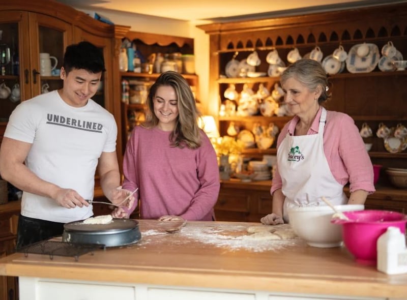 At Tracey’s Farmhouse Kitchen, you will be able to dive into some amazing cooking classes that will include things like Irish Bread Making in a warm welcoming environment. These cooking classes aren't like your typical everyday ones for it is based in a local cottage where you are joined by a small group of people, making the experience enjoyable for all. Go to www.traceysfarmhousekitchen.com to find out more.