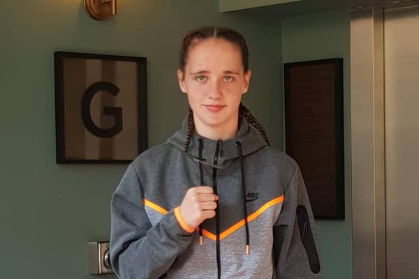 Lurgan teenage boxing sensation Cassie Henderson beats Polish opponent in the European Schools Boxing Championships in first round with huge support as she enters the semi-finals in Maribor, Slovenia.